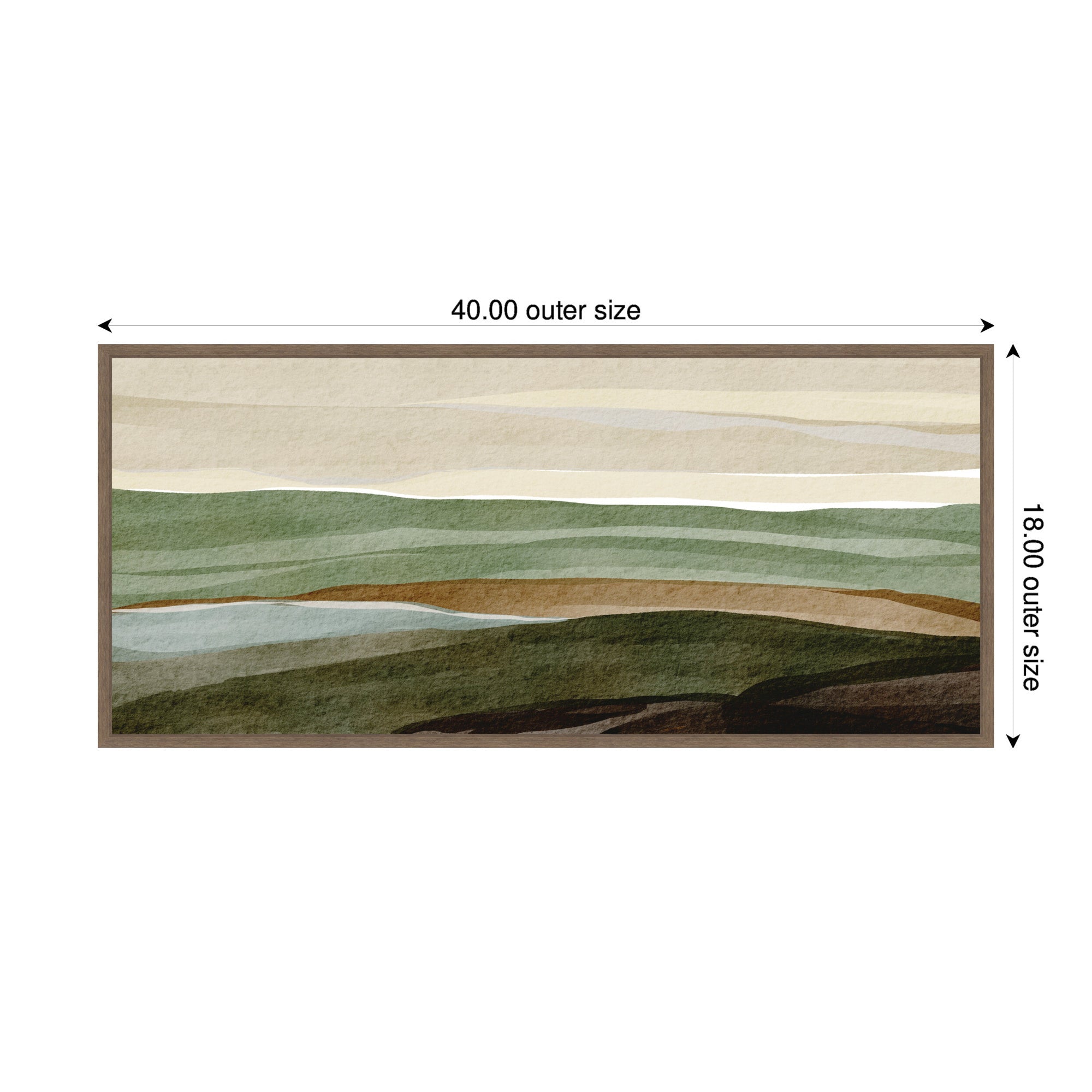 Natures Charm lll Panel by Nikita Jariwala Framed Canvas Wall Art Print