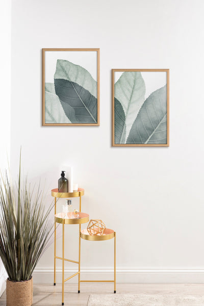 Blake Modern Green Leaf Botanical Framed Printed Glass by The Creative by kateandlaurel - product image 7 for Resin Society