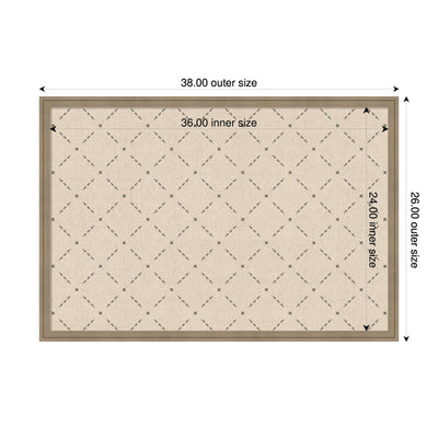 Pinboard Green Lattice Print