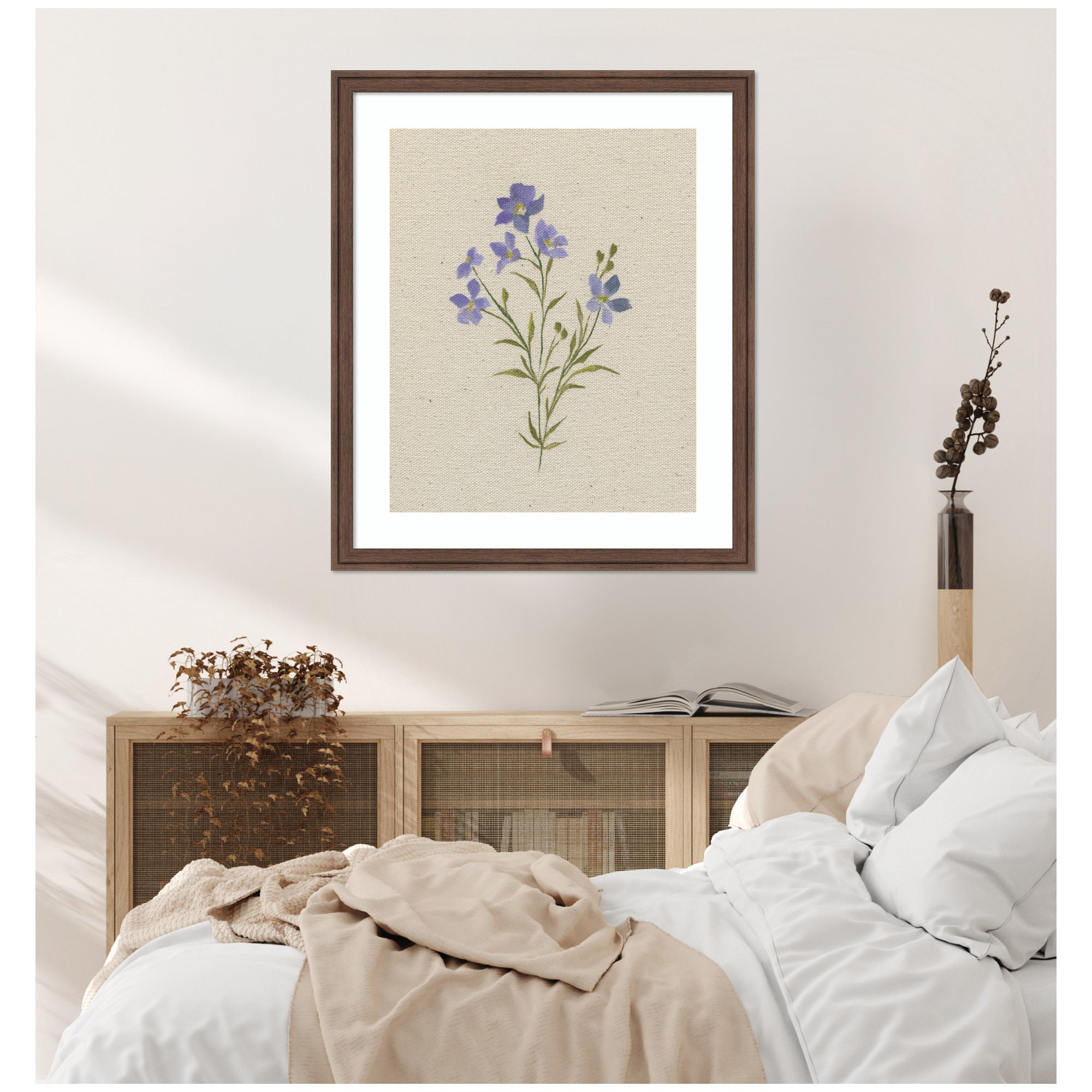 AQ Simple Bloom No 2 by Annie Quigley Framed Wall Art Print
