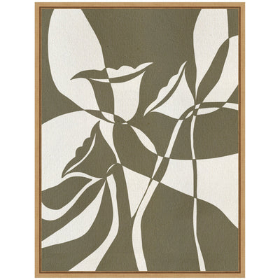 Sylvie Bound by Beauty 4 Framed Canvas by Shatha Al Dafai