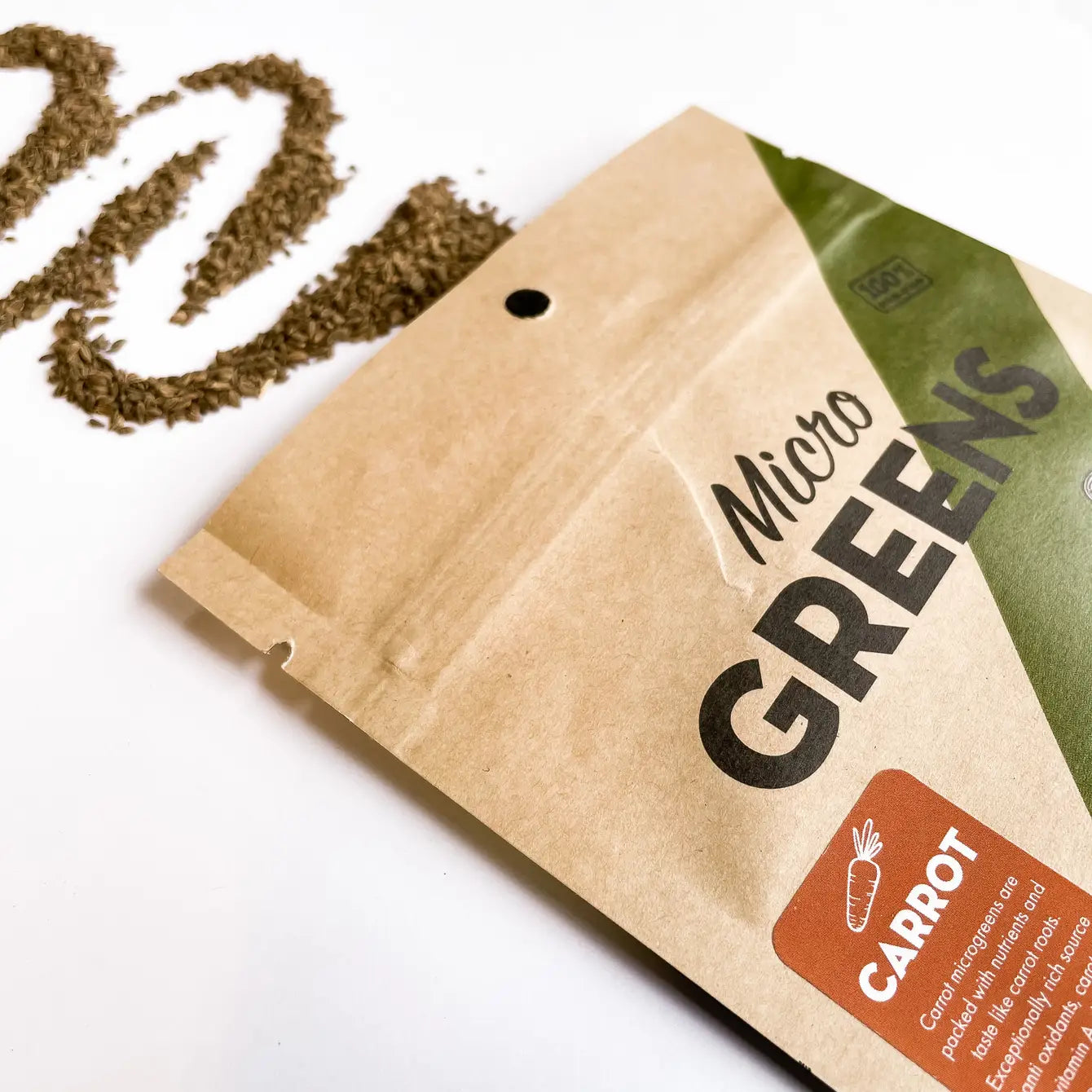 Carrot Microgreen Seeds by Seattle Seed Company