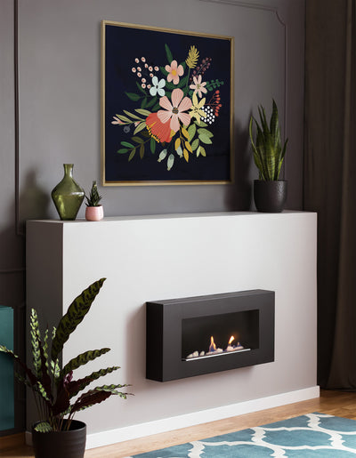 Sylvie Floralis C Framed Canvas by kateandlaurel - product image 11 for Resin Society