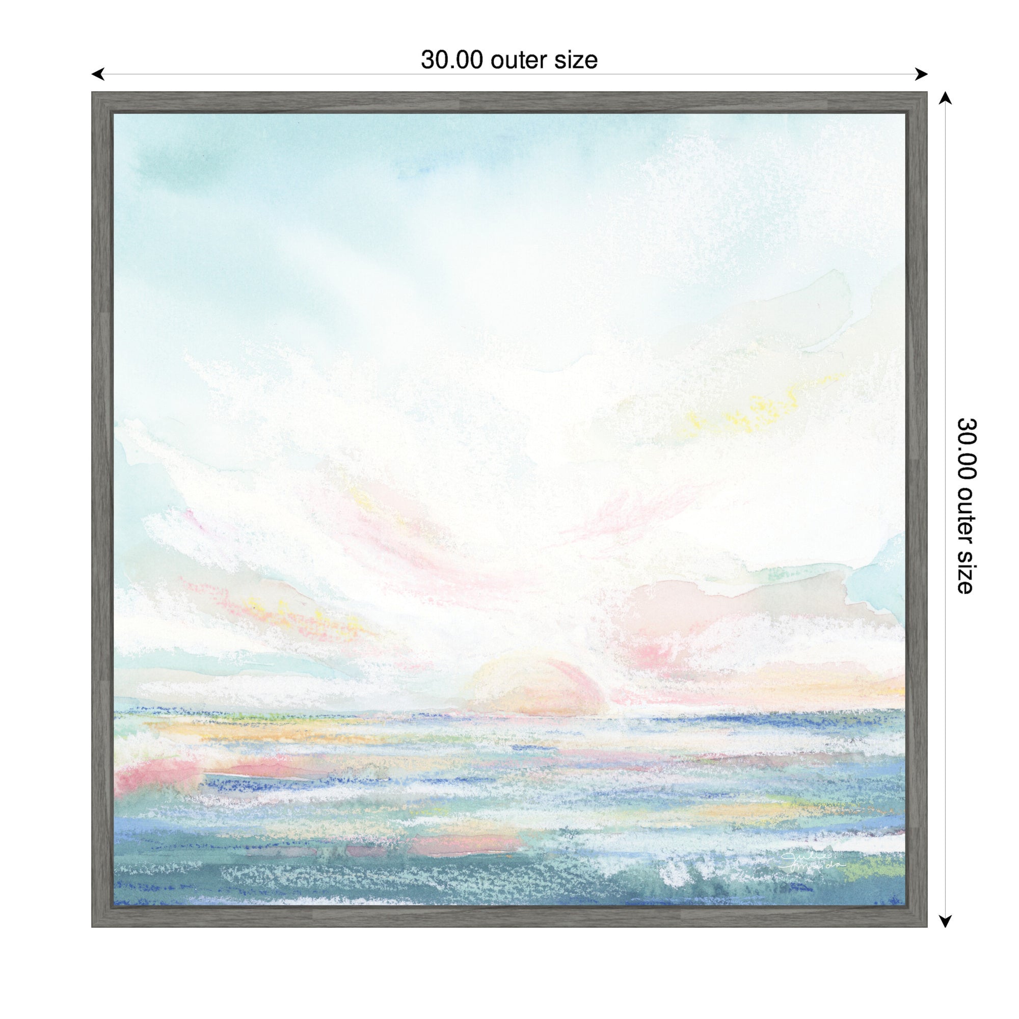 Sylvie Heavenly Framed Canvas by Julie Maida