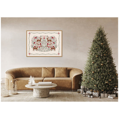Sylvie Framed Canvas The Winter Woods by Vicky Yorke