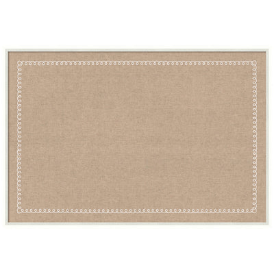 Pinboard White Scalloped Edge