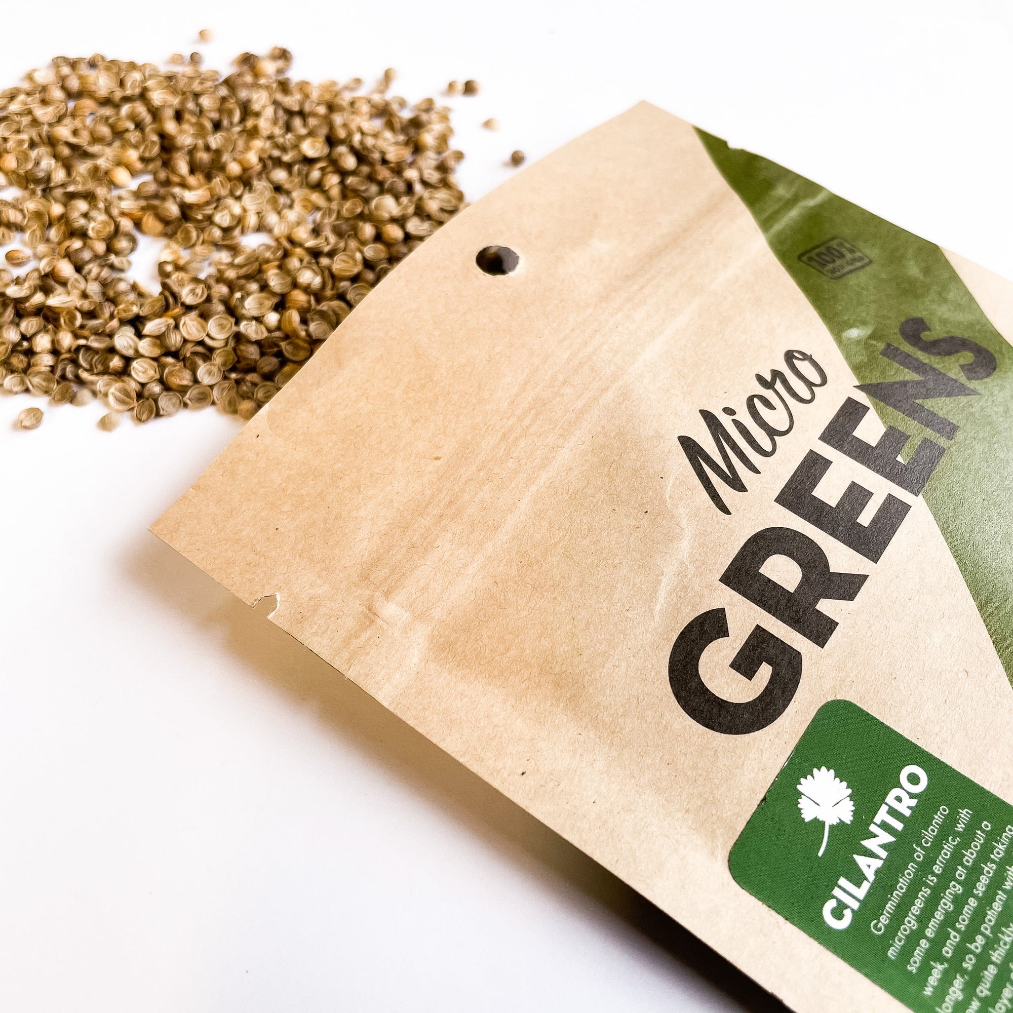 Cilantro Microgreen Seeds by Seattle Seed Company
