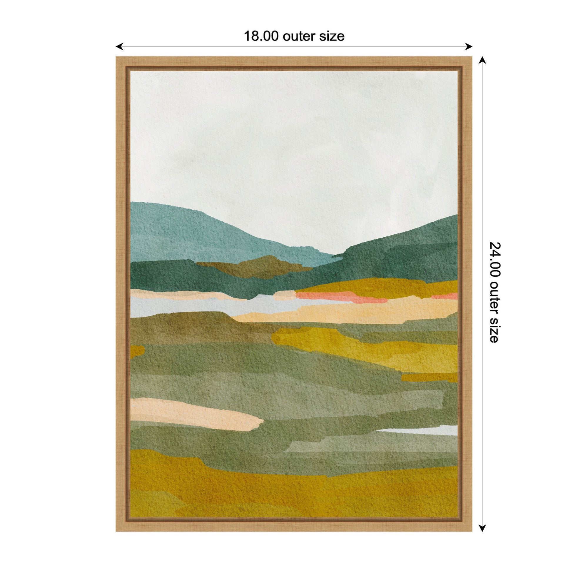 Sylvie Vibrant Abstract Framed Canvas by Nikita Jariwala