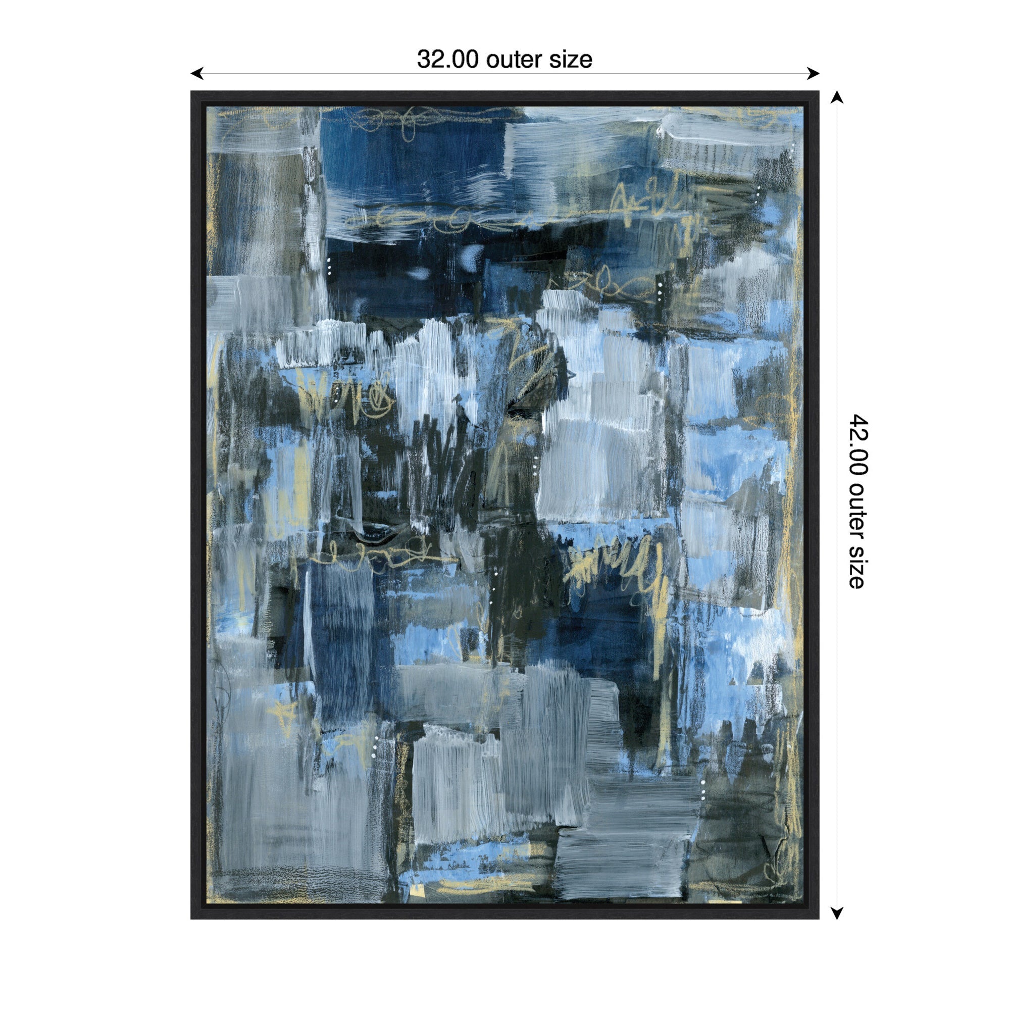 Sylvie Thunder Only Happens When its Raining Framed Canvas by Leah Nadeau