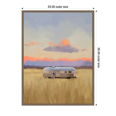 Solitude by Mary Sparrow Framed Canvas Wall Art Print