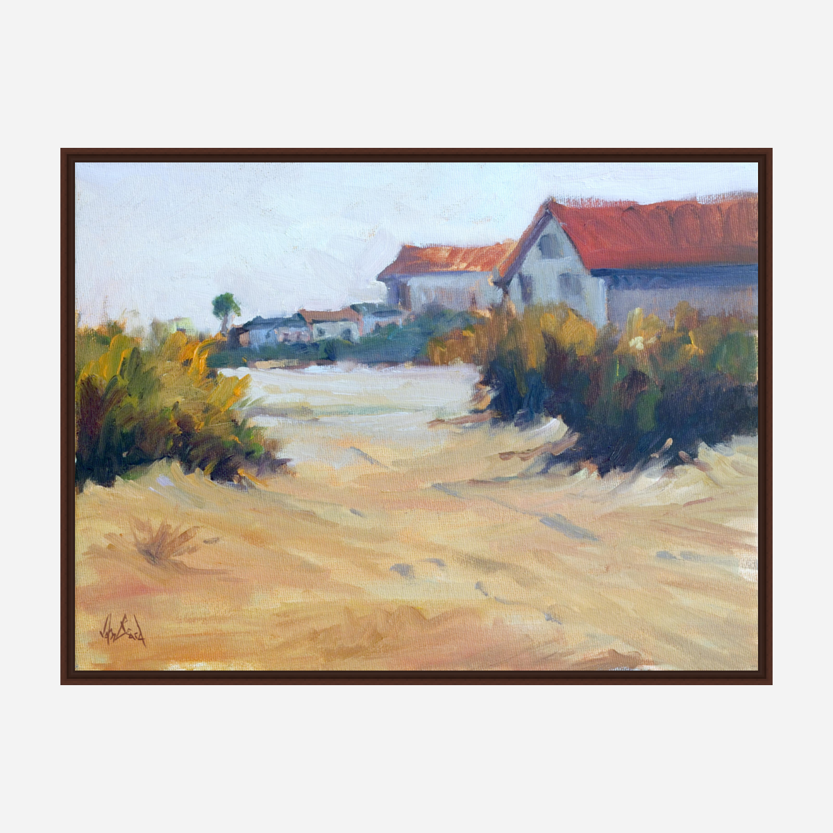 Beach Access Artist Enhanced Canvas Print by John Beard Collection - product image 7 for Resin Society
