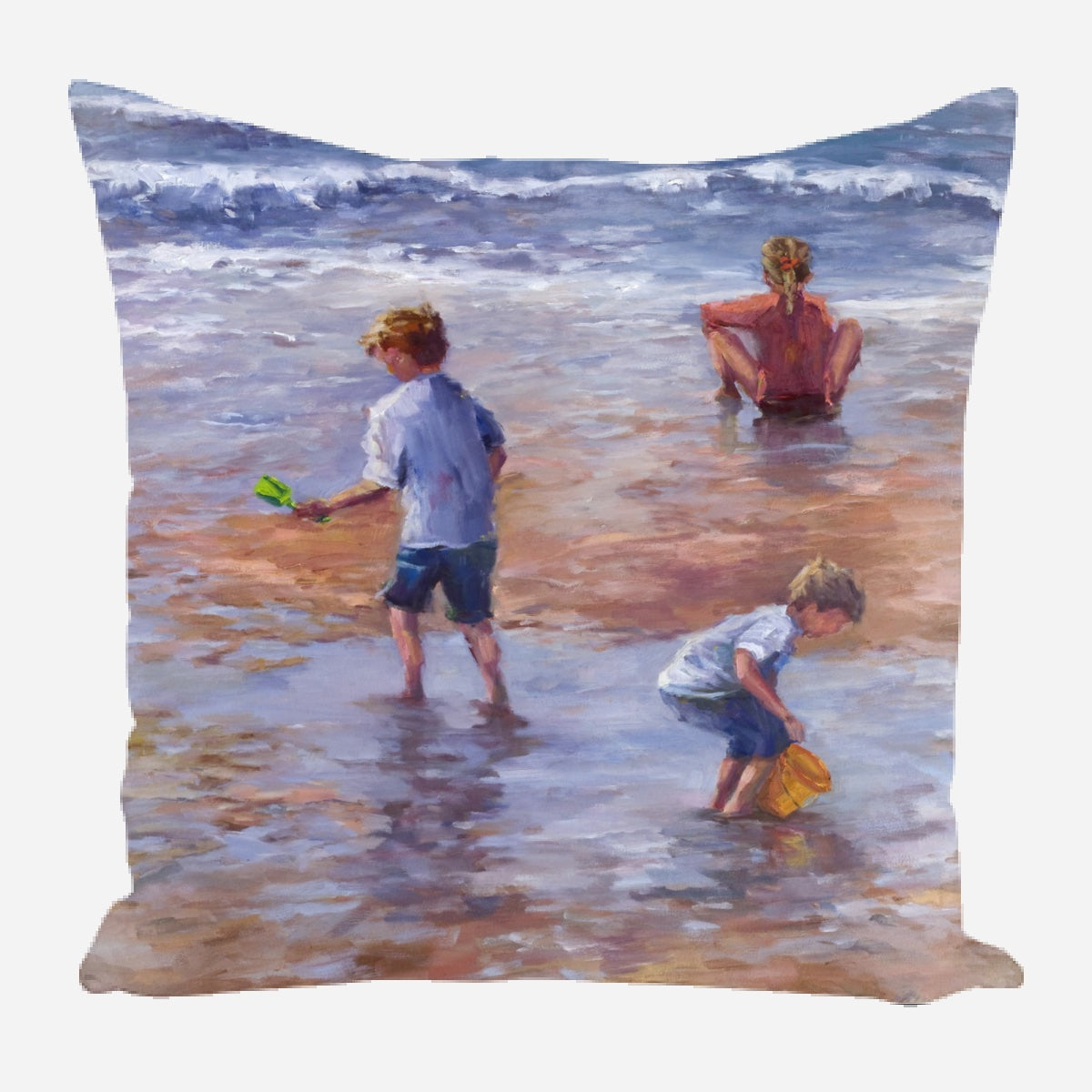 Beach Play Pillow by John Beard Collection - main product image for Resin Society