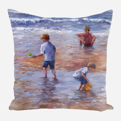 Beach Play Pillow by John Beard Collection - main product image for Resin Society