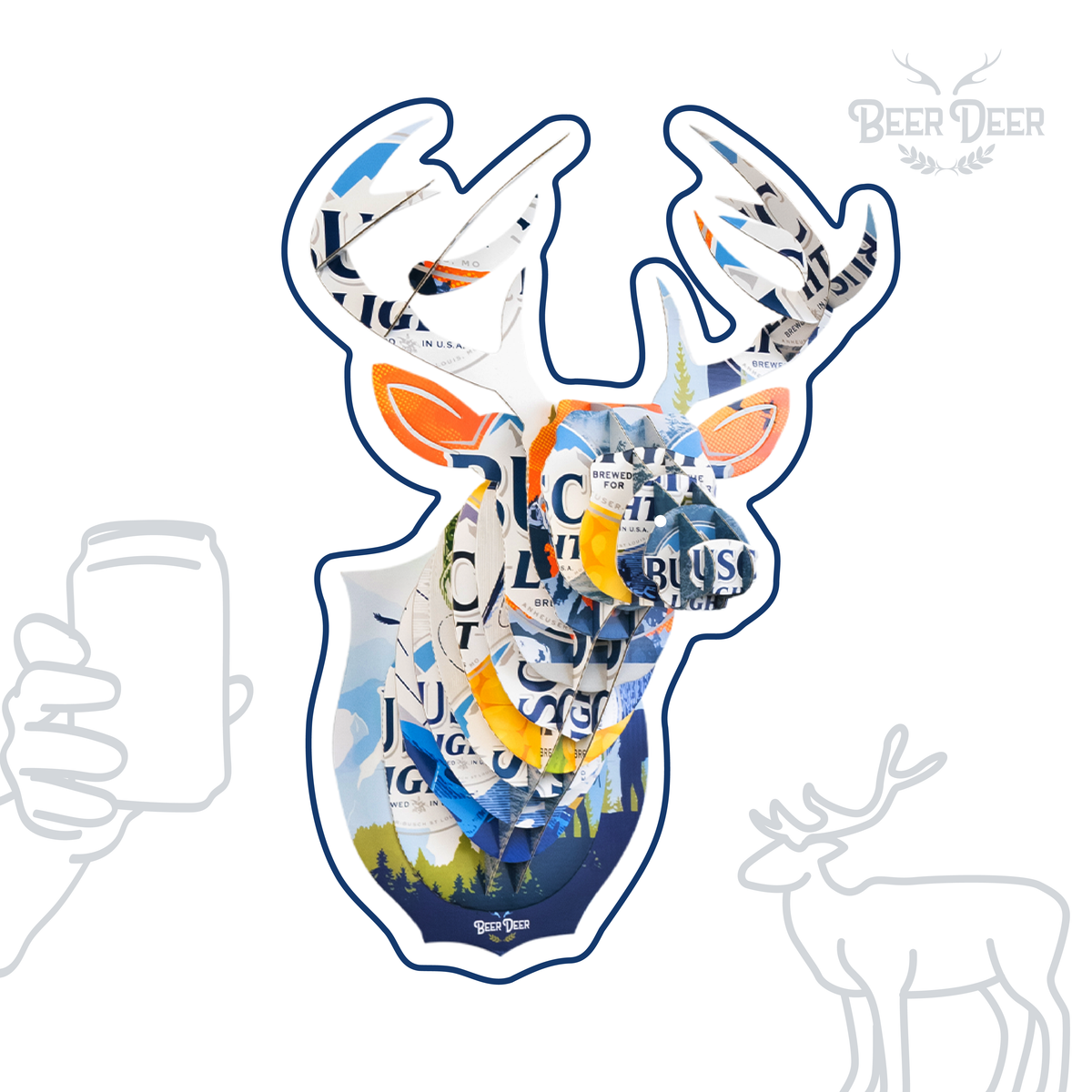 Busch Light Deer by Beer Deer - product image 2 for Resin Society