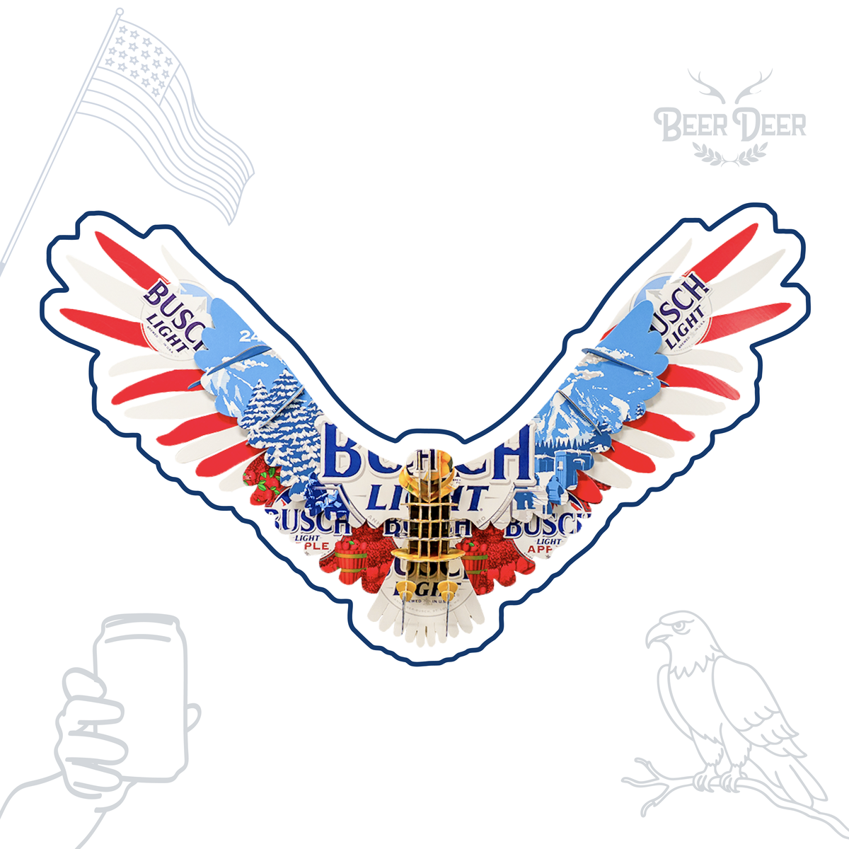Busch Light Eagle by Beer Deer - product image 2 for Resin Society