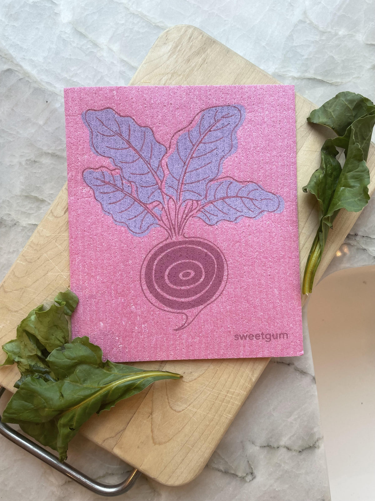 Beet Swedish Dishcloth by sweetgum home, LLC - product image 2 for Resin Society