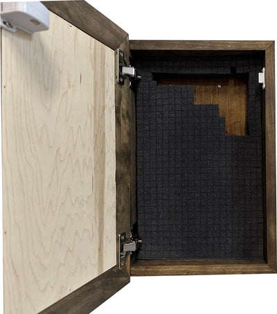 2nd Amendment Gun Safe - Wall Mounted Decorative Secure Gun Cabinet by Bellewood Designs - product image 6 for Resin Society
