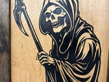 Grim Reaper Hidden Gun Safe Concealment Shelf Concealed Furniture by Bellewood Designs - product image 8 for Resin Society