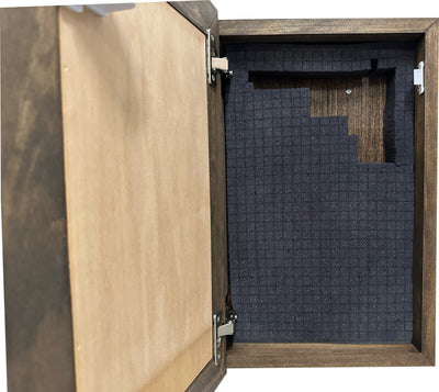 Grim Reaper Hidden Gun Safe Concealment Shelf Concealed Furniture by Bellewood Designs - product image 13 for Resin Society