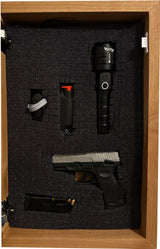 Grim Reaper Hidden Gun Safe Concealment Shelf Concealed Furniture by Bellewood Designs - product image 14 for Resin Society