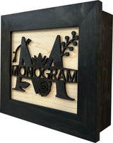 Customizable Split Letter Last Name Monogram by Bellewood Designs - product image 6 for Resin Society