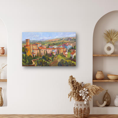 Belltower Artist Enhanced Canvas Print by John Beard Collection - product image 2 for Resin Society