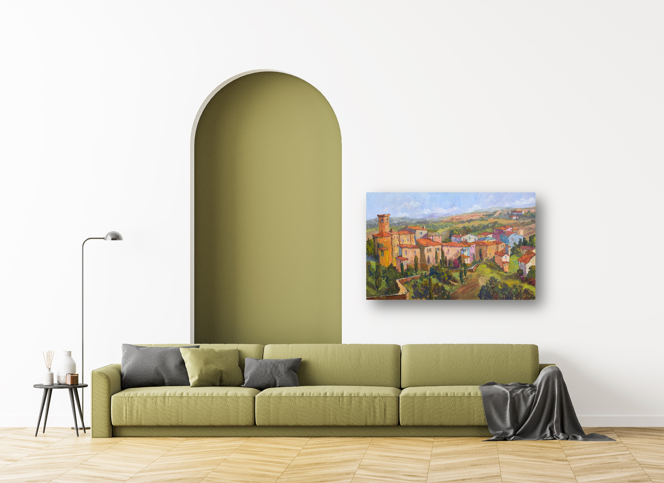 Belltower Artist Enhanced Canvas Print by John Beard Collection - product image 4 for Resin Society