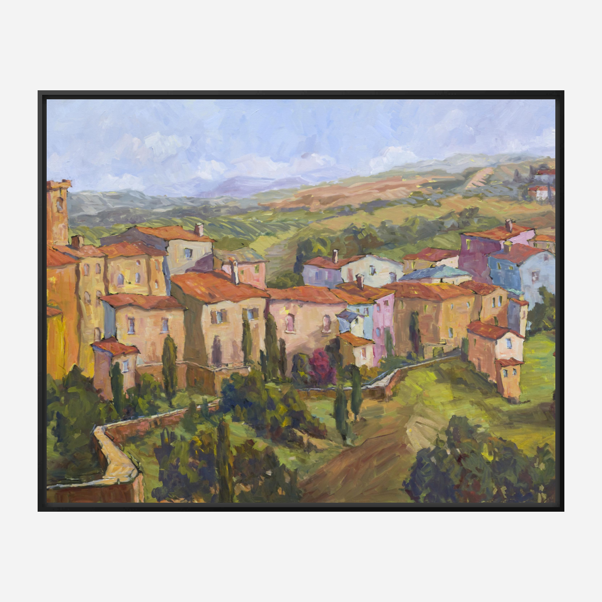 Belltower Artist Enhanced Canvas Print by John Beard Collection - product image 5 for Resin Society