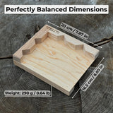 Handcrafted wooden bench hook for wood carving and chiseling by Sharky Forged Steel Tools