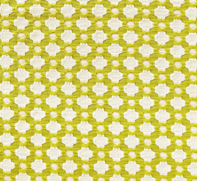 Betwixt Pillow Cover in Chartreuse, Schumacher Textiles