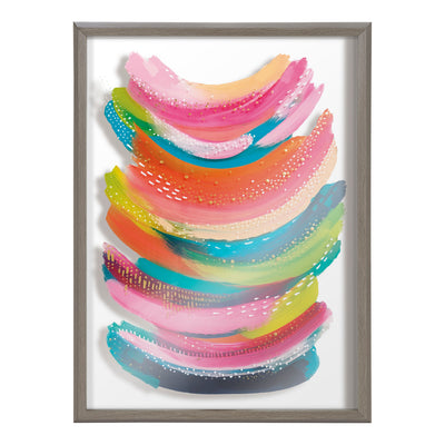 Blake Bright Abstract Framed Printed Art by Jessi Raulet of Ettavee