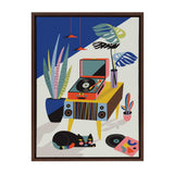 Sylvie Chill Out Saturday Framed Canvas by kateandlaurel - product image 13 for Resin Society