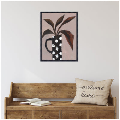 Sylvie Beaded Spotlight on Nature Framed Canvas by Nikita Jariwala
