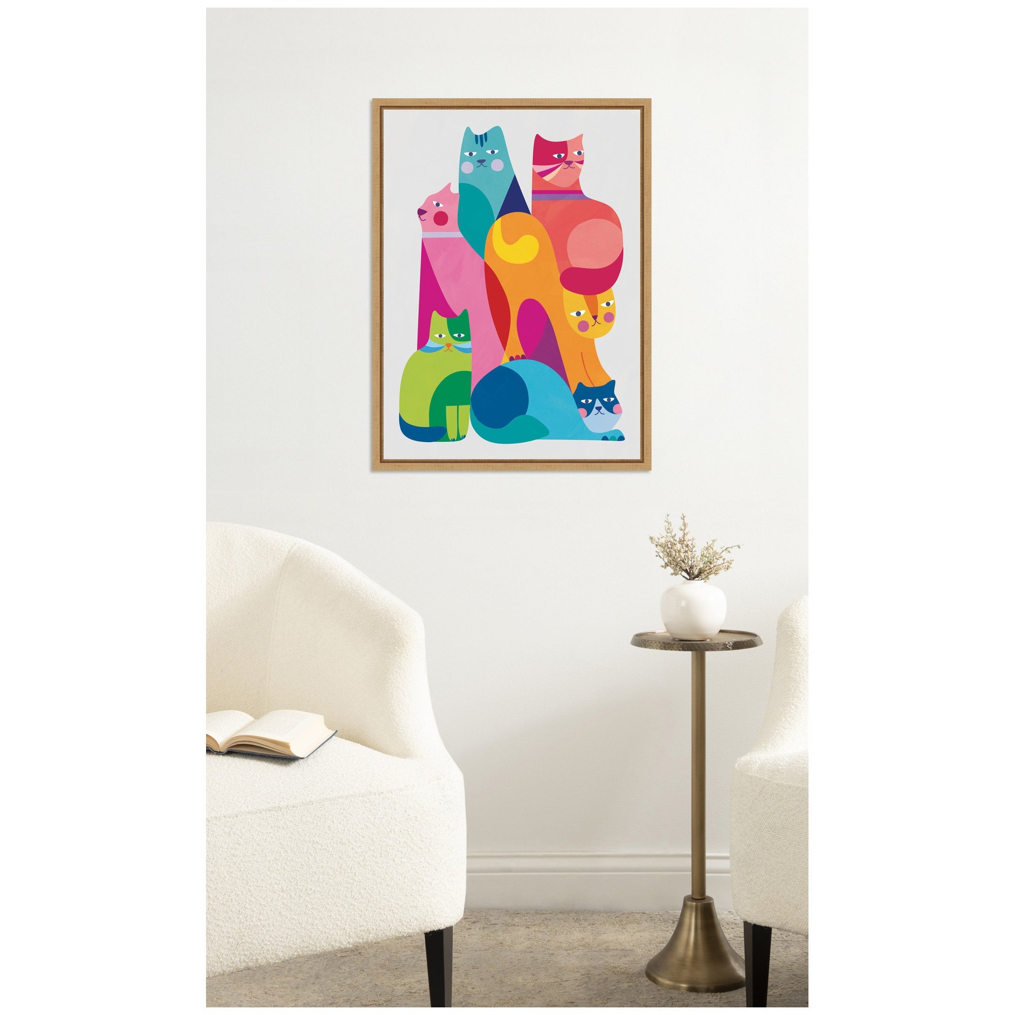 Modern Abstract Cats