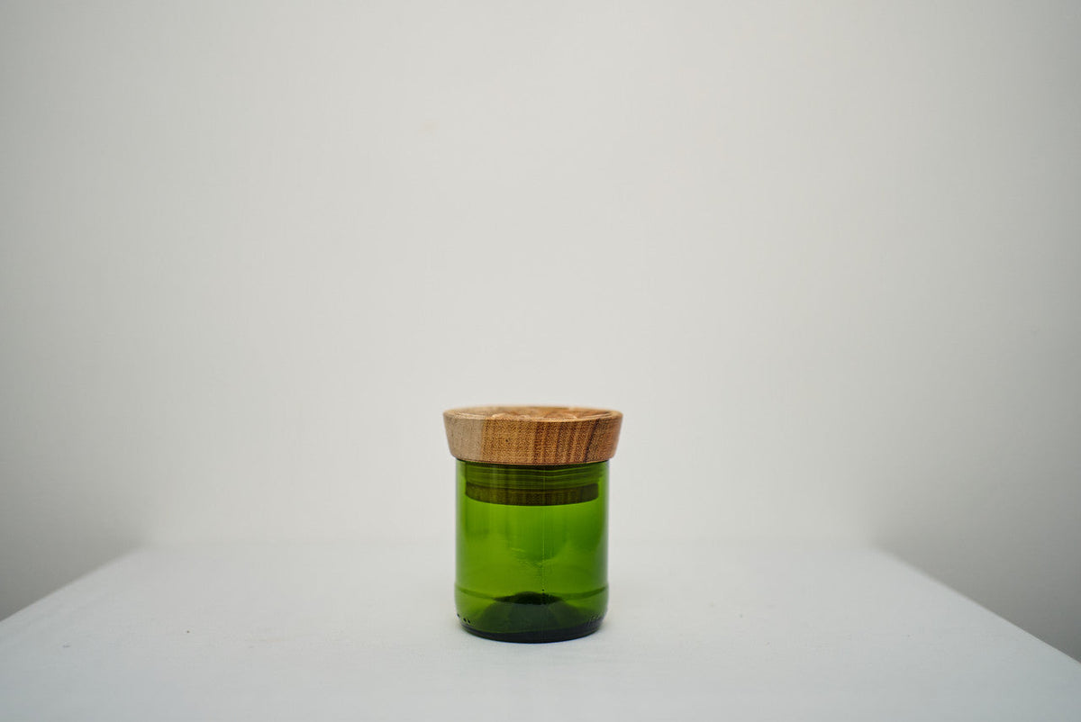 Hiliki Jar - Dark Green - Medium (set of 2) by Mbare Ltd - product image 2 for Resin Society