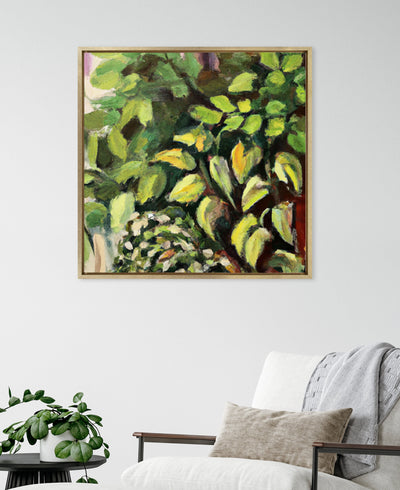 Sylvie Blank Framed Canvas 30x30