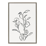 Sylvie Botanical Sketch Print No 2 Framed Canvas by kateandlaurel - product image 19 for Resin Society