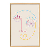 Sylvie Jahi Framed Canvas by kateandlaurel - main product image for Resin Society
