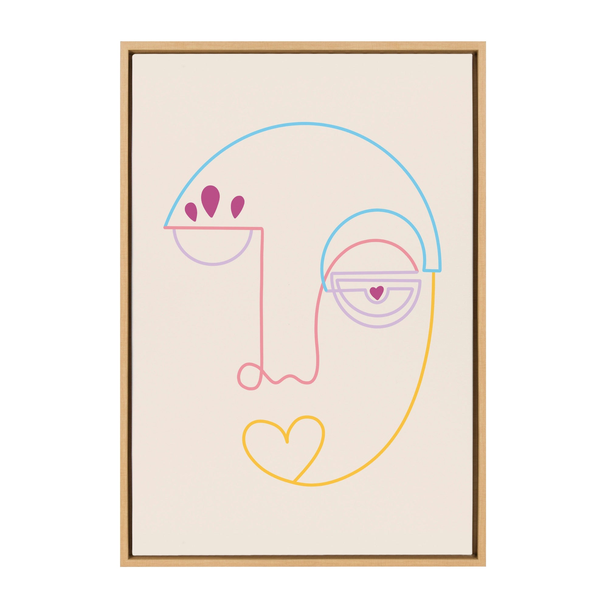 Sylvie Jahi Framed Canvas by kateandlaurel - product image 10 for Resin Society