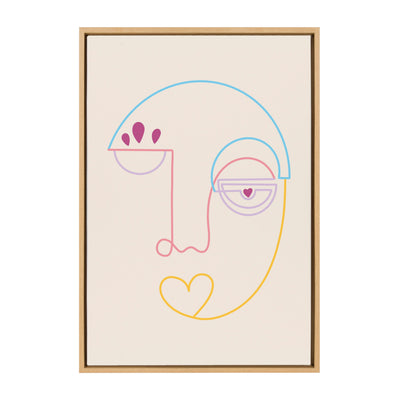 Sylvie Jahi Framed Canvas by kateandlaurel - product image 10 for Resin Society