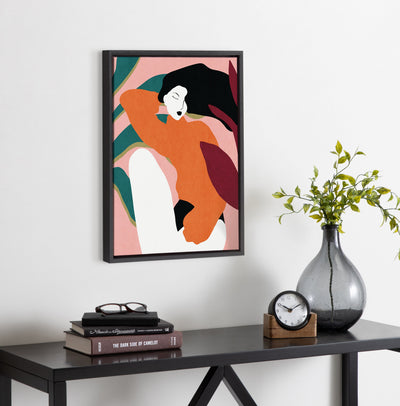 Sylvie Midori Framed Canvas by kateandlaurel - product image 4 for Resin Society