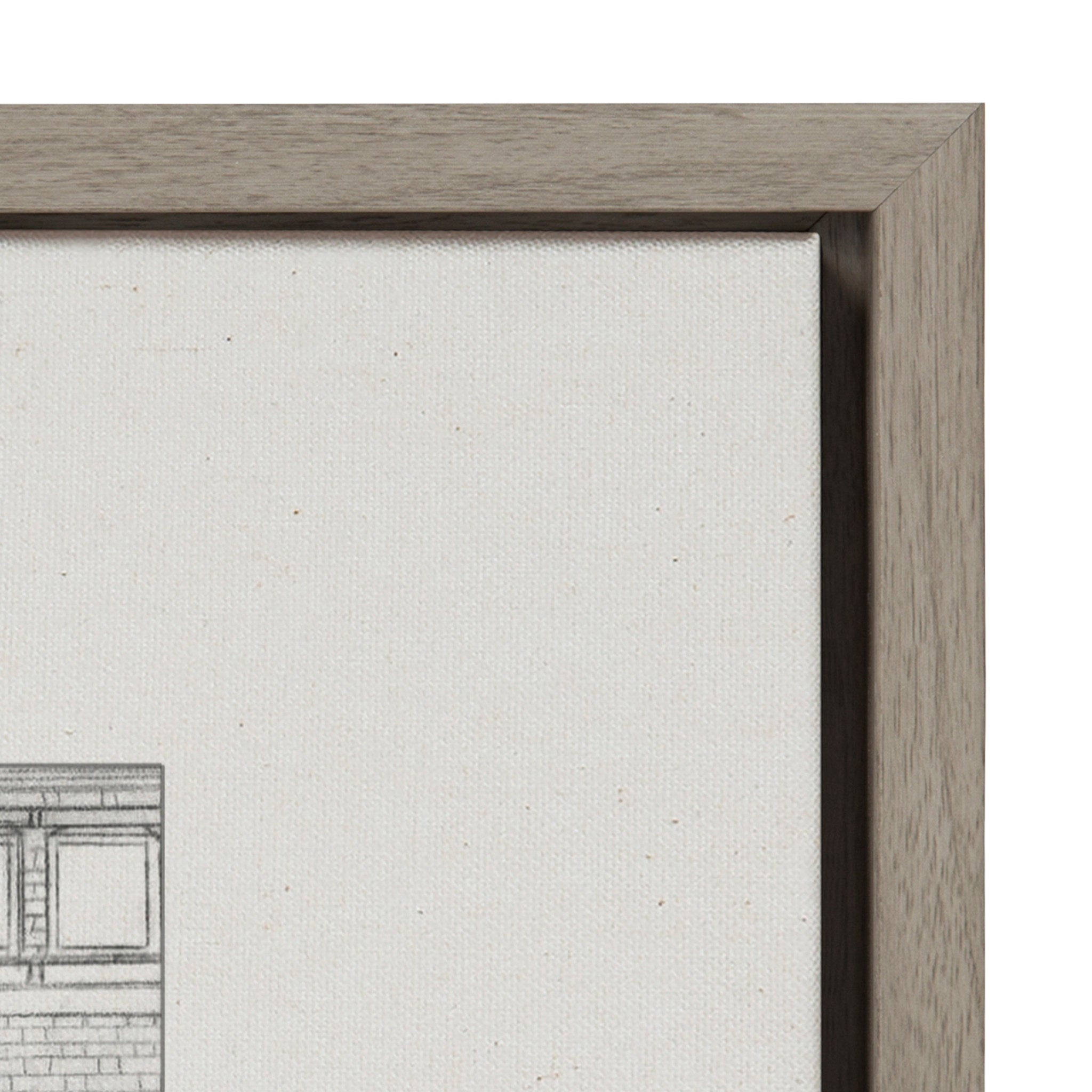 Sylvie Brick Building Façade 1 and Brick Building Façade 4 Framed by kateandlaurel - product image 3 for Resin Society