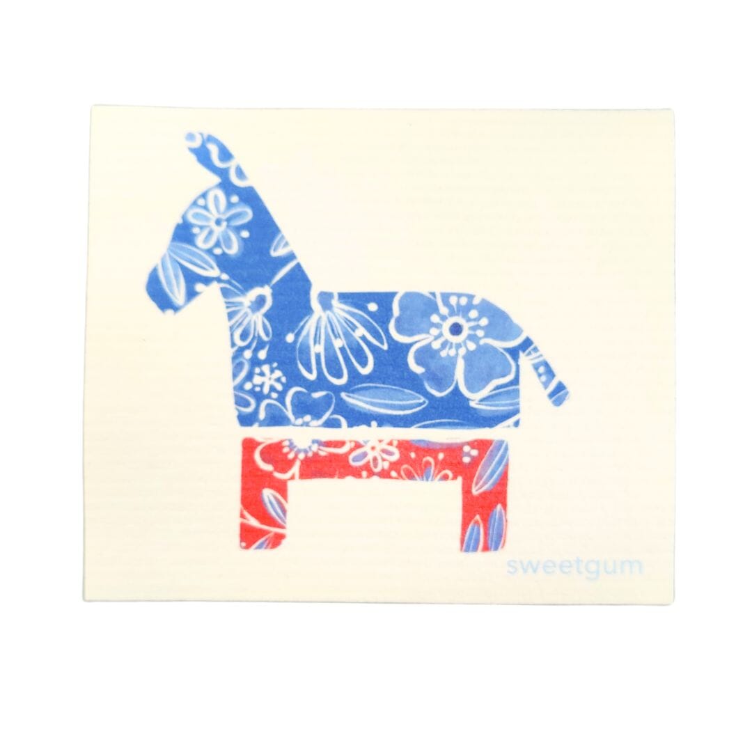 Bipartisan Donkey & Elephant Swedish Dishcloth Set by sweetgum home, LLC - product image 3 for Resin Society