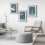 Sylvie Contemplation Framed Canvas by Rocket Jack by kateandlaurel - product image 7 for Resin Society
