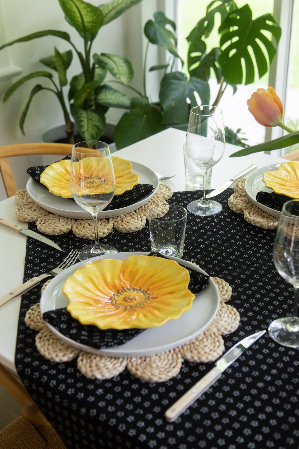 Ditsy Floral Table Throw by Sarah Spiegel - product image 3 for Resin Society