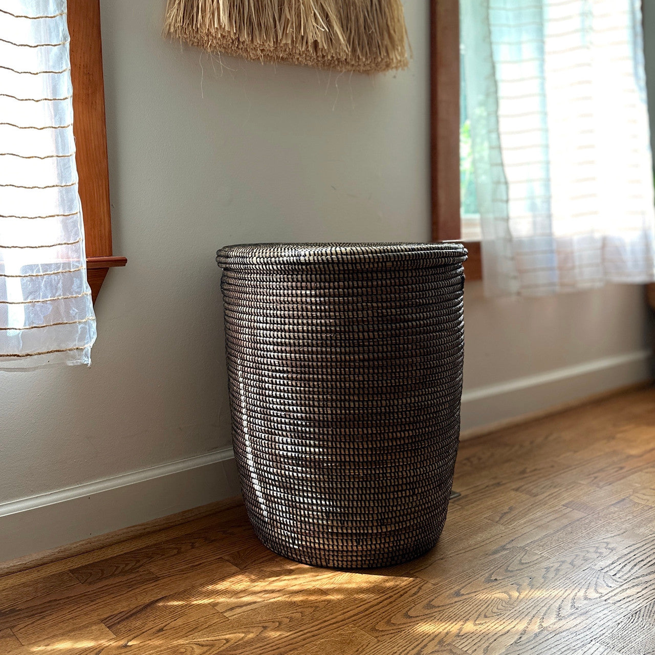 Black Flat Lid Basket - Large by Mbare Ltd - product image 4 for Resin Society