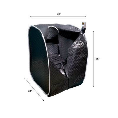 Black Pro Sauna by Relax Far Infrared Saunas - product image 5 for Resin Society