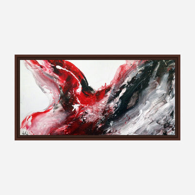 Black and Red Abstract Artist Enhanced Canvas Print by John Beard Collection - product image 7 for Resin Society