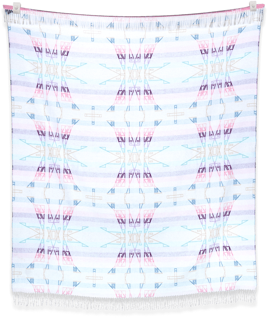 Hunaaneeká (Spring) Blanket by Sackcloth & Ashes