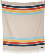 Camp Coast blanket folded and displayed in neutral tones
